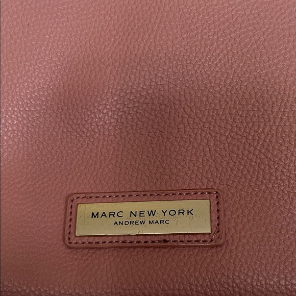 Marc New York Dusty Rose Leather Shoulder Bag - Picture 1 of 6